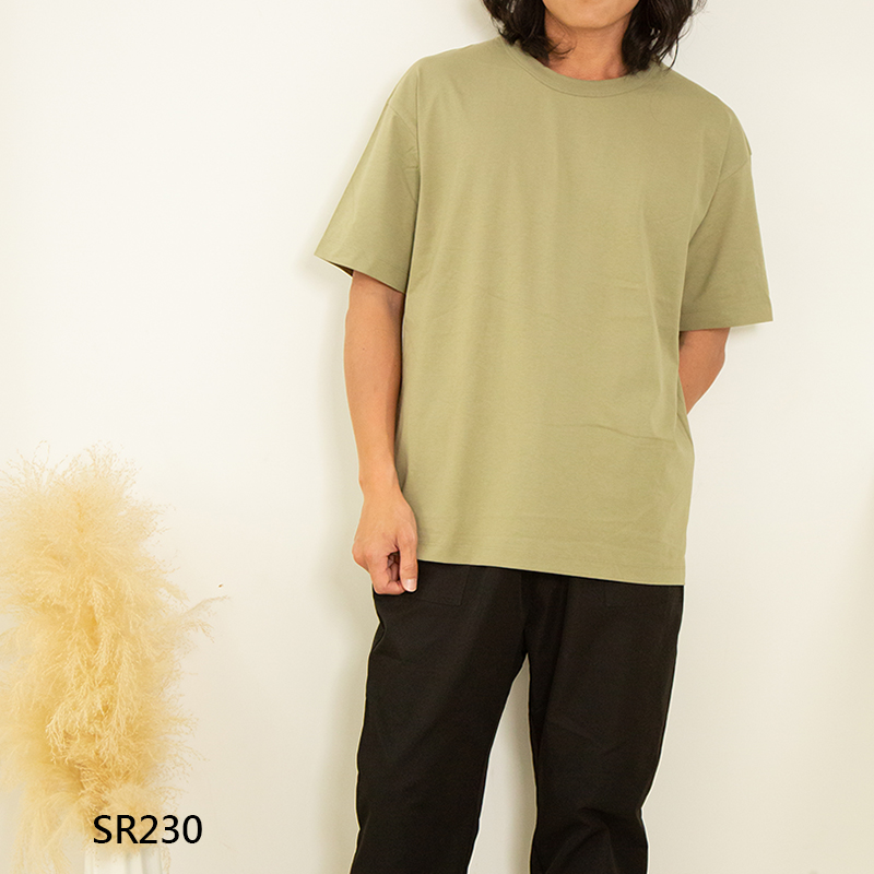 SR230 頂級重磅寬版落肩涼感抗菌T恤款式 9